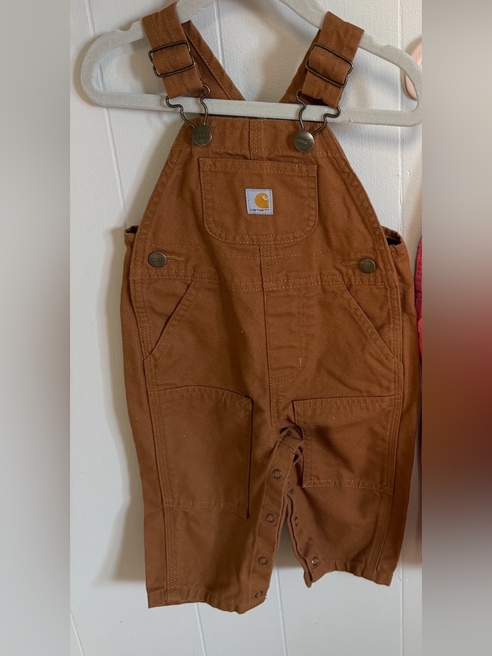 Carhartt Kids Brown Bib Overalls